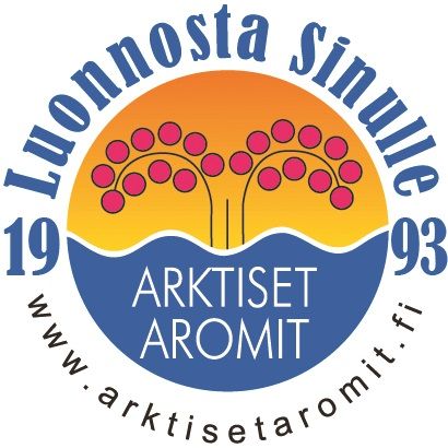 Arktiset Aromit juhlavuosi logo