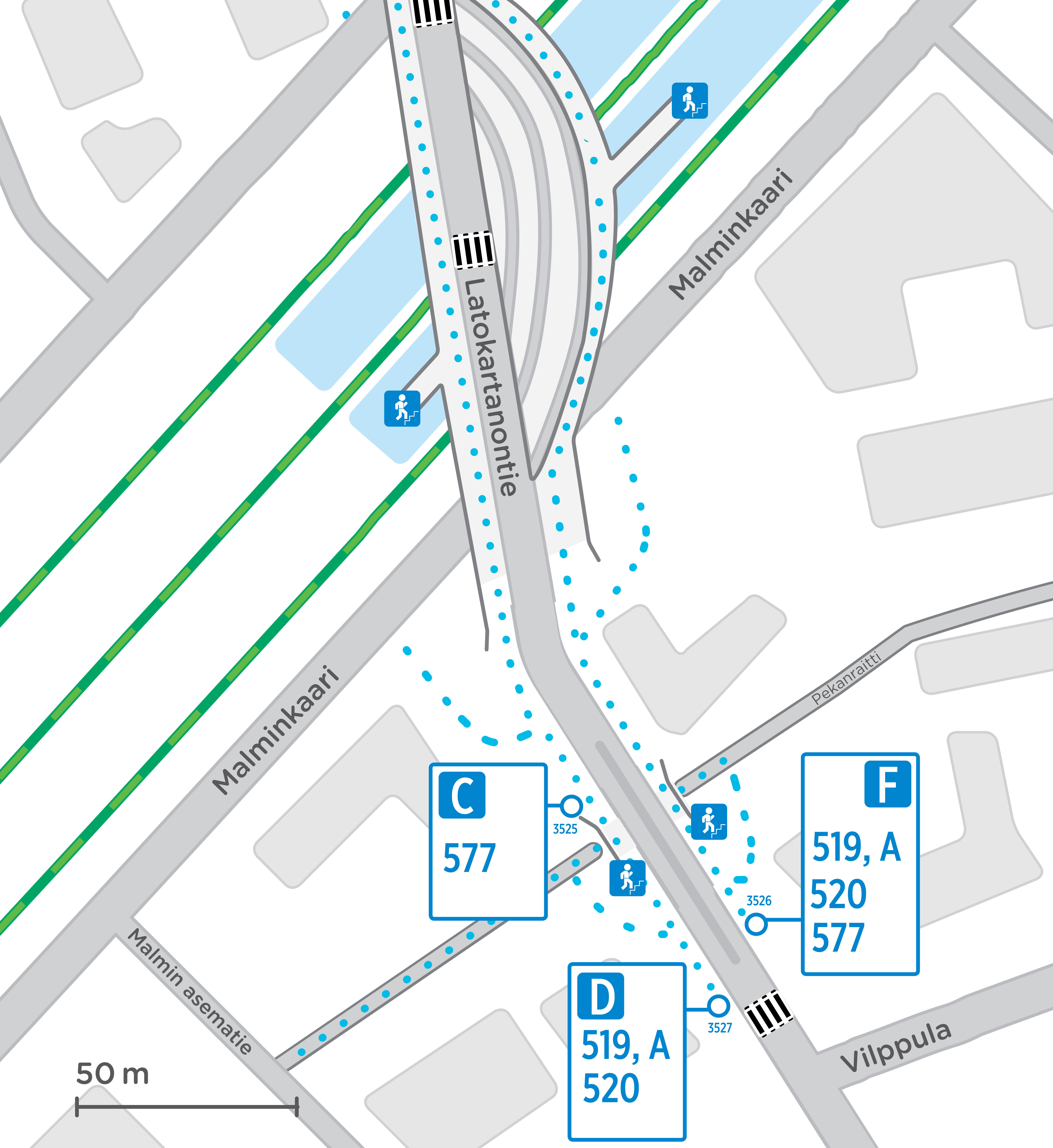 Bussit palaavat uusittuun terminaaliin Malmilla | Pääkaupunkiseudun  Kaupunkiliikenne Oy