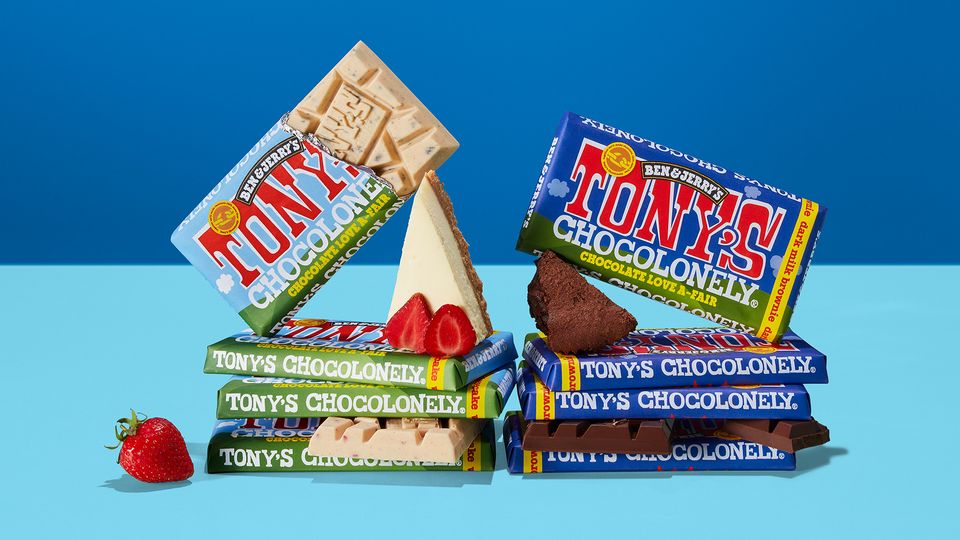 Tony's Chocolonely lanseeraa kaksi uutta suklaalevyä juhlistaakseen  kumppanuutta Ben & Jerry'sin kanssa | Tony's Chocolonely