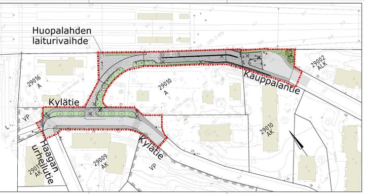 Kylätien, Kauppalantien ja Laiturivaihde-aukion uusiminen alkaa Huopalahden  aseman läheisyydessä | Helsingin kaupunki, kaupunkiympäristön toimiala
