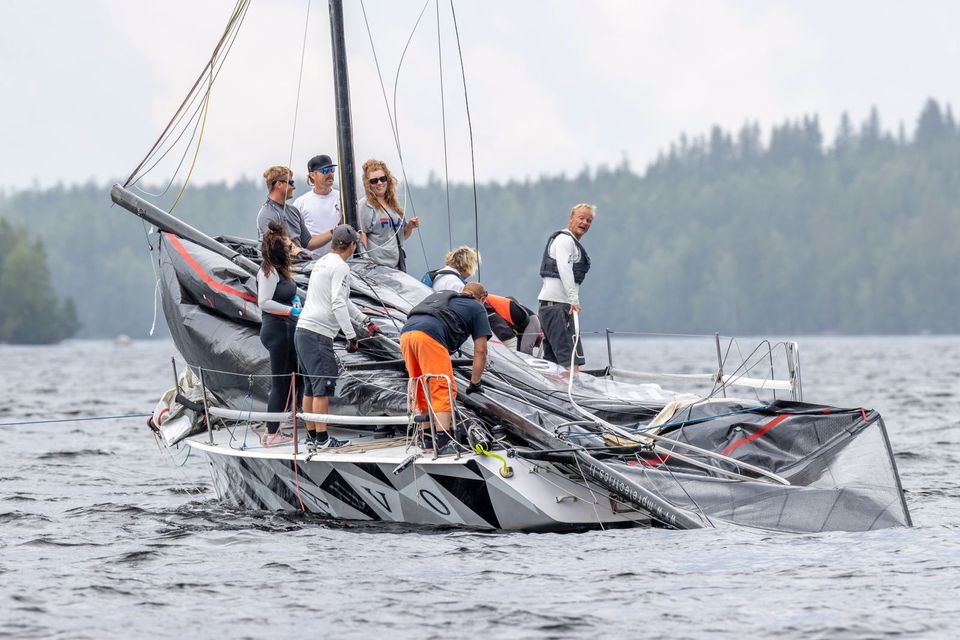 Päijännepurjehdus 2024 Auvon masto katkesi 