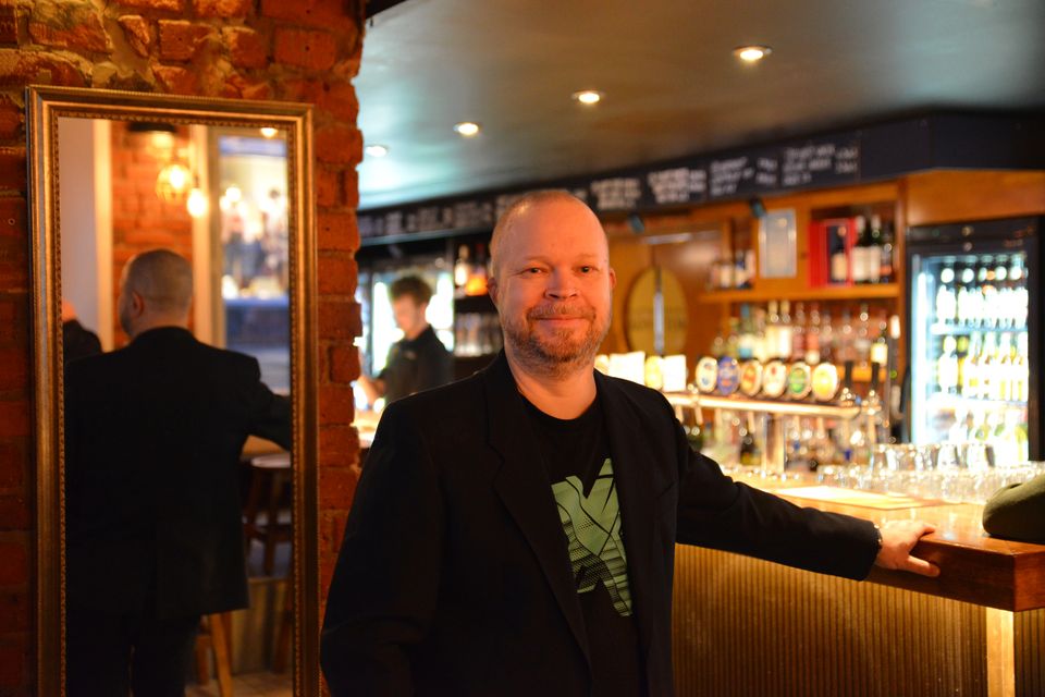 Konttori's manager Antti Hannula at his workplace (Photo: Ronja Honko)