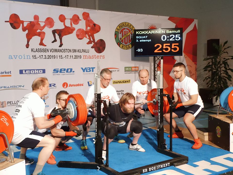 Klassisen Voimanoston SM-kilpailut, masters miesten sarjat 83 ja 93 kg |  Suomen Voimanostoliitto ry