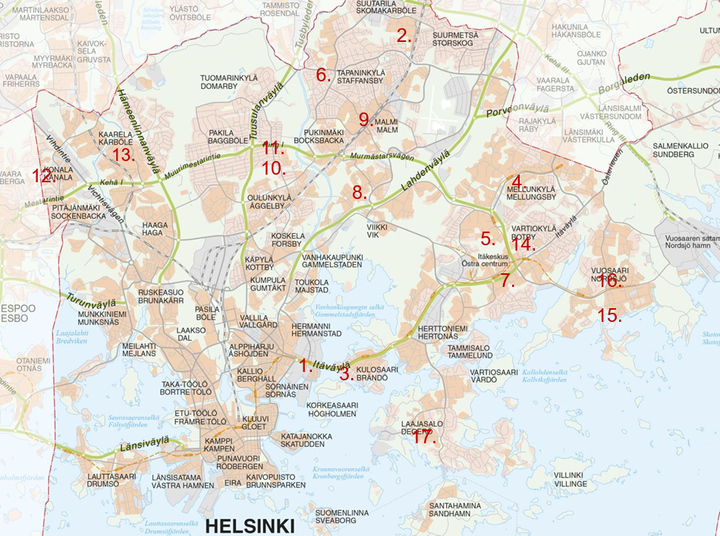 Ennätykselliset 17 paviljonkia Helsinkiin tänä vuonna | Helsingin kaupunki,  kaupunkiympäristön toimiala