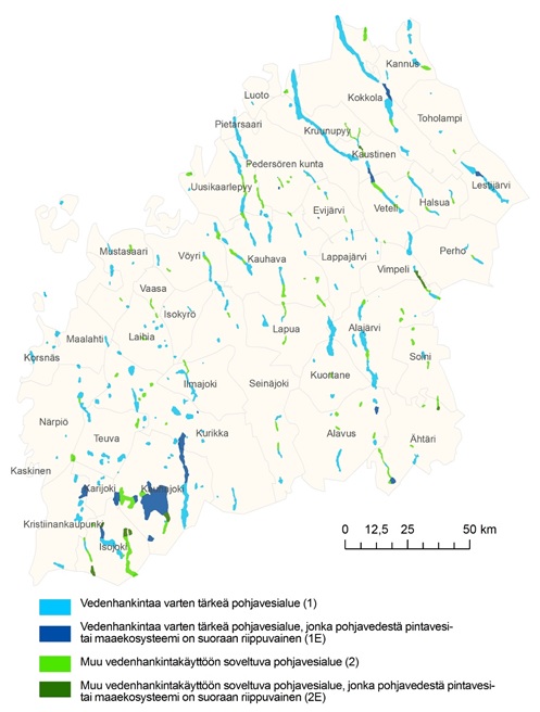 Pohjalaismaakuntien pohjavesialueet on luokiteltu uudelleen | Etelä- Pohjanmaan ELY-keskus | NTM-centralen i Södra Österbotten