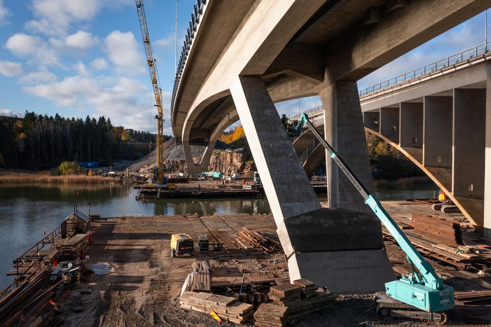 Hessundinsalmen sillan betoninivelrakenne