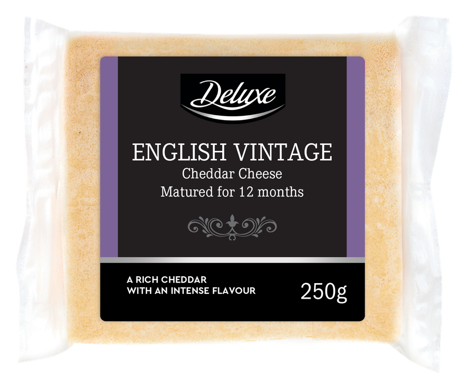 Deluxe English vintage cheddar cheese