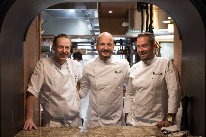 Miika Lönn, Hans Välimäki ja Arto Rastas pyörittävät myös Kluuvikadun Bistro Bardot’a.