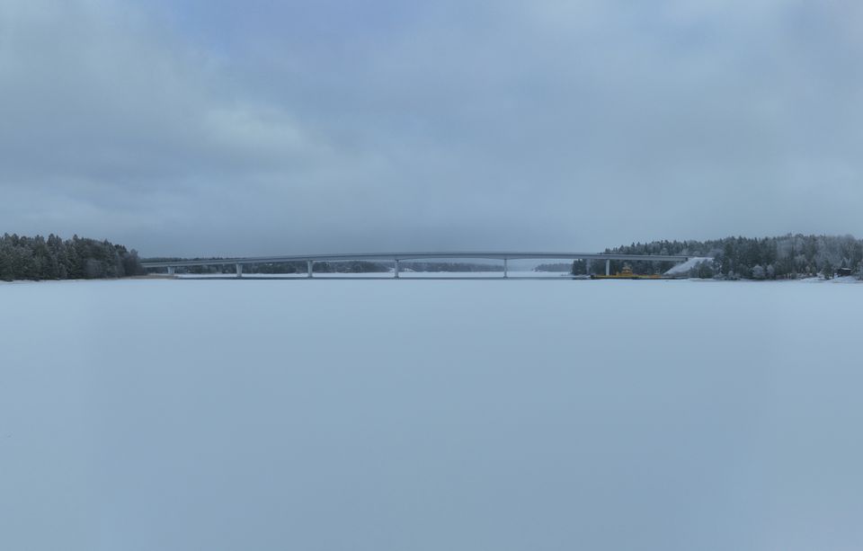 Maanteiden 1002 Ja 11039 Parantaminen Rakentamalla Skåldön Silta ...