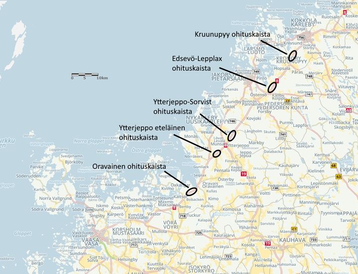 Uusien ohituskaistojen suunnittelu on käynnistynyt valtatiellä 8 välillä  Vaasa-Kokkola | Etelä-Pohjanmaan ELY-keskus | NTM-centralen i Södra  Österbotten