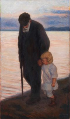 Hugo Simberg: Iltaa kohti (1913). Kansallisgalleria / Ateneumin taidemuseo. Kuva: Kansallisgalleria / Yehia Eweis.