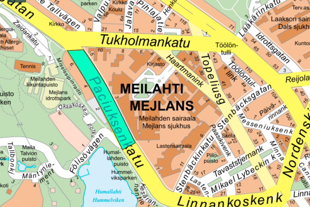 Paciuksenkadulla rakennetaan uusia liikennejärjestelyjä sairaala-aluetta  varten | Helsingin kaupunki, kaupunkiympäristön toimiala