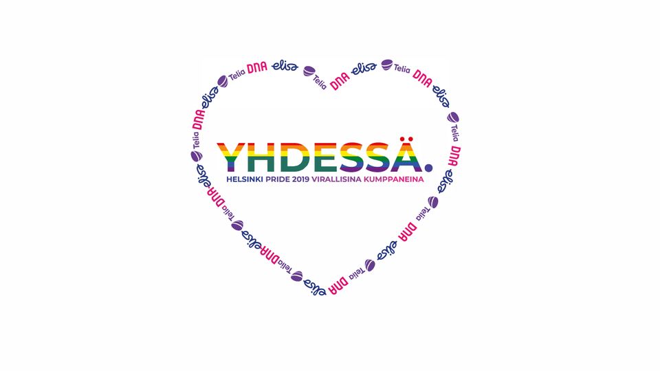 DNA, Elisa and Telia to support the Pride event together | DNA Oyj