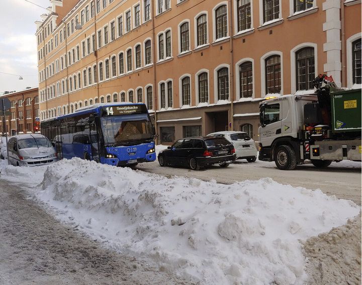 Tehtaankatu tammikuussa 2021. Kuva: Helsingin kaupunki / Kirsikka Mattila