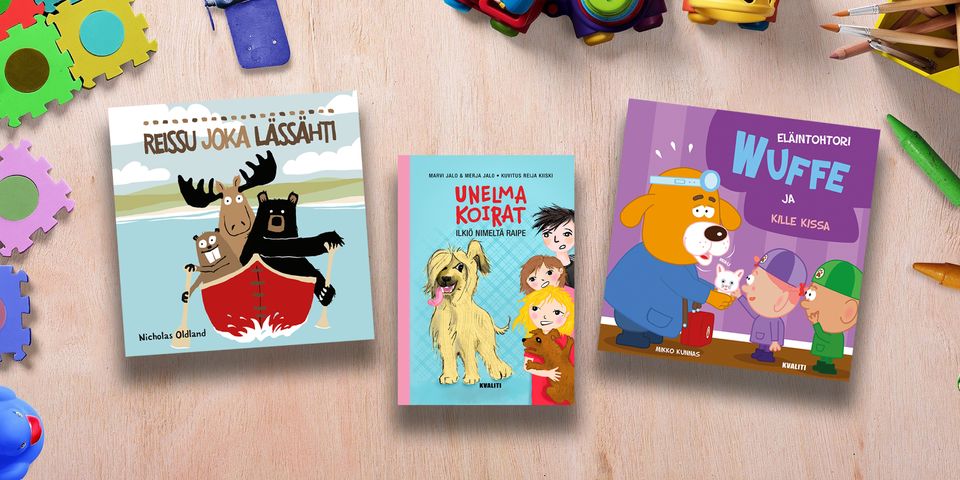 Kvalitin lastenkirjoja Prisma-tavarataloihin ympäri Suomea | Kvaliti Oy