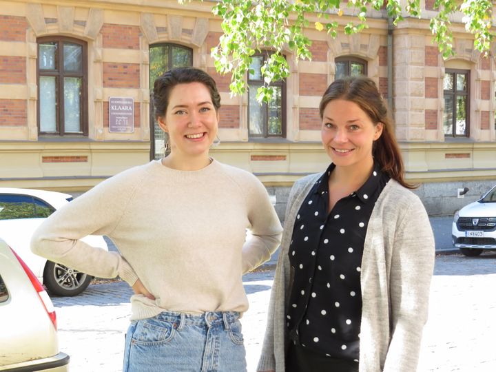 Meri Saarikangas och Cecilia Sundman. Foto: Johanna Jussila