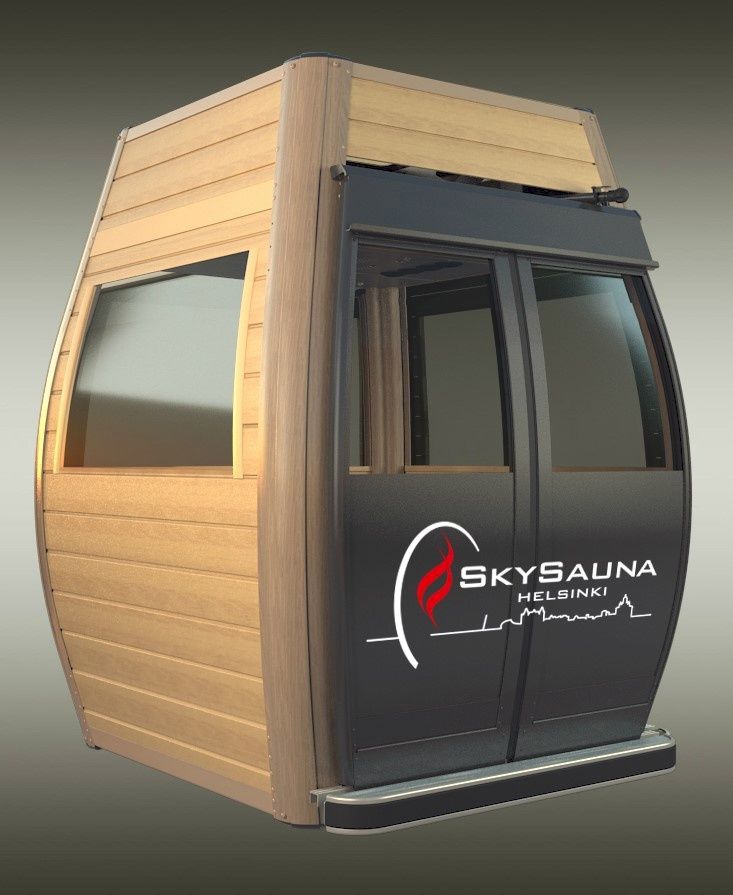 World's first sauna in an Observation Wheel opens in Helsinki | SkyWheel  Helsinki Oy