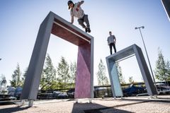 Parkour on erityisesti nuorten suosima liikuntalaji.