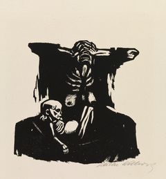 Käthe Kollwitz: Nälkä (1923). Kansallisgalleria / Ateneumin taidemuseo. Kuva: Kansallisgalleria / Jenni Nurminen.