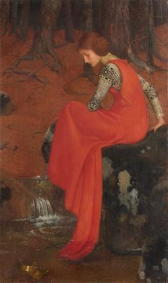 Marianne Stokes: Melisande (n. 1895). Wallraf-Richartz-Museum & Fondation Corboud, Cologne. inv.nro WRM 3623. Kuva: © Rheinisches Bildarchiv Köln.