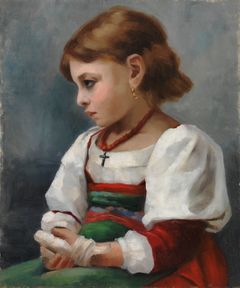 Maria Martinau: Tyttö (ajoittamaton). Kansallisgalleria / Ateneumin taidemuseo. Kuva: Kansallisgalleria / Hannu Aaltonen