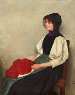 Alma Erdmann: Woman from the Black Forest (1899). Staatliche Museen zu Berlin, Nationalgalerie. Photo: Staatliche Museen zu Berlin, Nationalgalerie /Andres Kilger