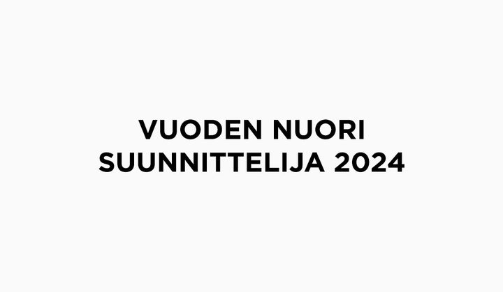 Vuoden nuori suunnittelija 2024 julkistetaan Designmuseon auditoriossa tiistaina 12.11. klo 15.