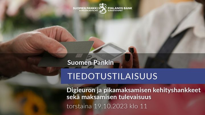 Kutsu Medialle: Suomen Pankin Tiedotustilaisuus Digieuron Ja ...