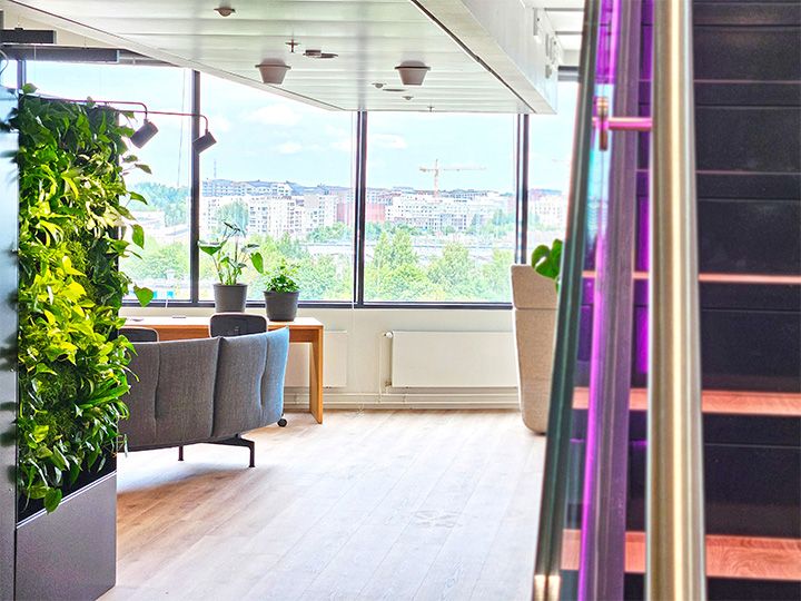The new DNA head office opens in the Ilmala District of Helsinki today.