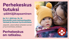 Kutsu päättäjätapaamiseen 15.1.2025