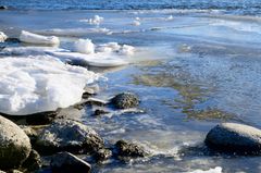 Sää lauhtuu ja jäätilanne voi muuttua nopeastikin. Kuva maaliskuulta 2024.