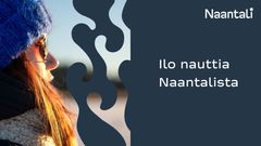 Naantalin brändin kaksi elementtiä ovat tämän kuvan Aalto sekä Aurinko. Päävärit ovat sininen, oranssi ja keltainen.