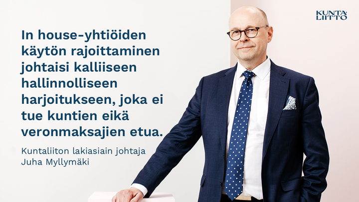 Kuntaliiton lakiasiain johtaja Juha Myllymäki.