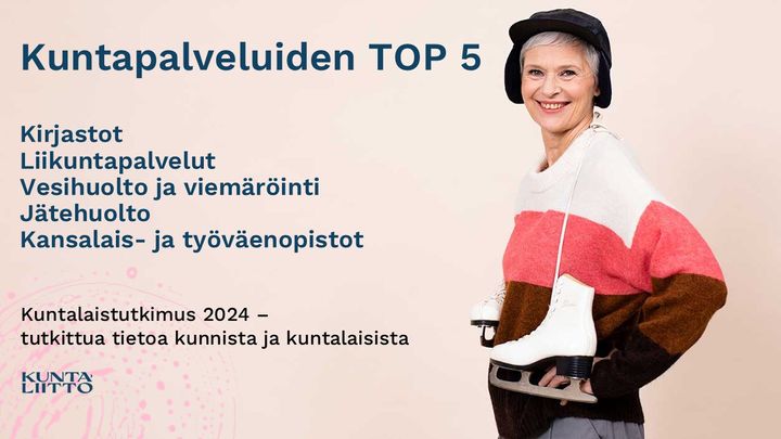 Kirjastot ovat kuntapalveluiden kestohitti, mutta myös muut kuntapalvelut saavat kehuja.