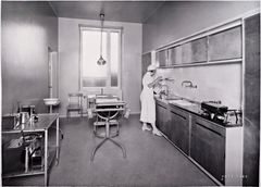 Undersökningsrum på Kvinnokliniken år 1934.