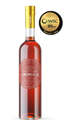 Lingoncello bottle IWSC gold