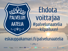 Ehdota voittajaa Palvelun aatelia -kilpailuun