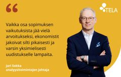 Vaikka osa sopimuksen vaikutuksista jää vielä arvoitukseksi, ekonomistit jakoivat silti pikaisesti ja varsin yksimielisesti uudistukselle lampaita.