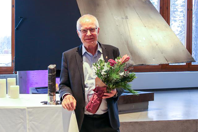 Aalto University Professor Risto Ilmoniemi was awarded the title of Espoo Ambassador 2024 at the annual Ambassador lunch event held in Dipoli on 3 December 2024.