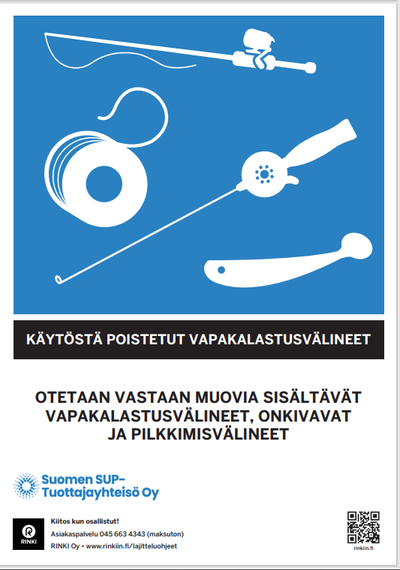 Article featured image Vapakalastusvälineitä voi pian tuoda Ruodon myymälöihin