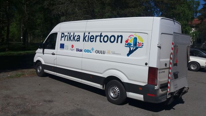 Prikka kiertoon -hankkeen sydän on Oulun Kaukovainiossa toimiva Prikkakeskus.