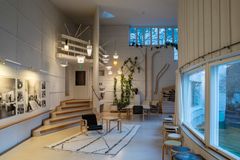 Studio Aalto (1954-55, 1962-63), interior, Helsinki.