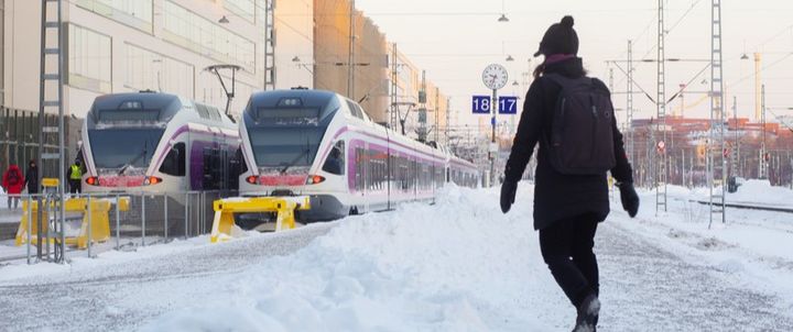 Helsingin seudun joukkoliikenne seisahtui lähes täysin lakkopäivänä 14.12.