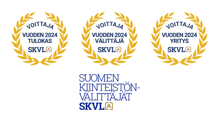 SKVL Vuoden Parhaat 2024 voittajien logot.