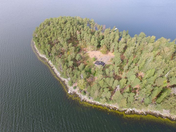 Ilmakuva Malkasaaresta.