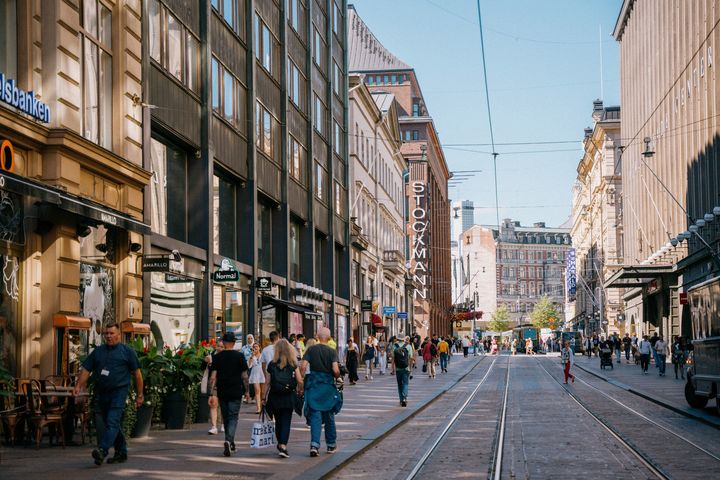 Kuvituskuva Helsingin ydinkeskustasta