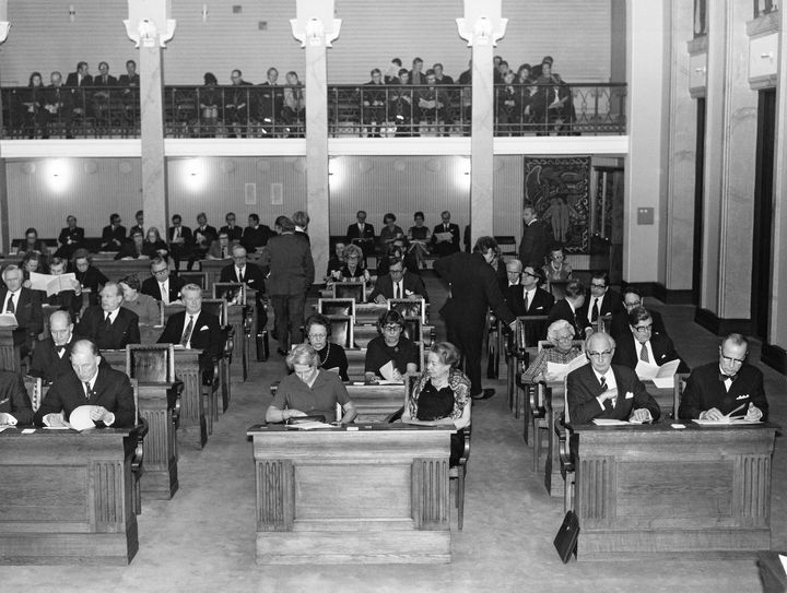 Helsinki City Council in 1972.