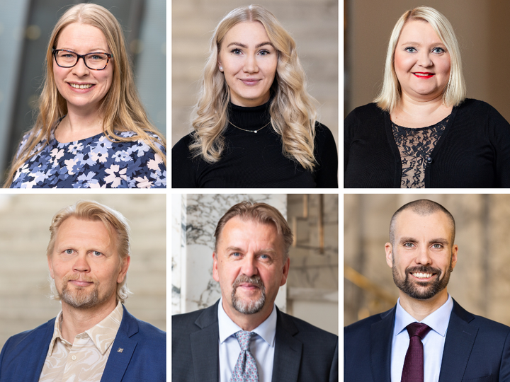 Anna-Kristiina Mikkonen, Pinja Perholehto, Suna Kymäläinen, Marko Asell, Seppo Eskelinen, Johan Kvarnström.