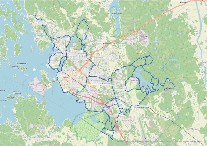 Vasas naturmotionsleder sammanslås till ett cirka 70 kilometer långt naturmotionsnätverk.