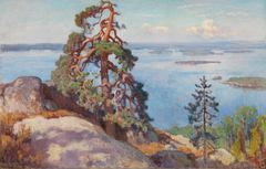 Eero Järnefelt: Maisema Kolilta (1928). Kansallisgalleria / Ateneumin taidemuseo, Suomen Säästöpankki Oy:n taidekokoelma. Kuva: Kansallisgalleria / Yehia Eweis.